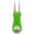 Giggle Golf Bling White Diamond In The Rough Ball Marker On A Plastic, Green, Divot Repair Tool