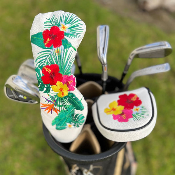 Giggle Golf Tropical Utility Cover and Mallet Putter Cover