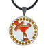 Giggle Golf Bling Mango Margarita Golf Ball Marker With Magnetic Necklace