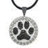 Giggle Golf Bling Paw Print Golf Ball Marker With Magnetic Necklace
