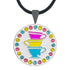 Giggle Golf Bling Teacups Golf Ball Marker With Magnetic Necklace