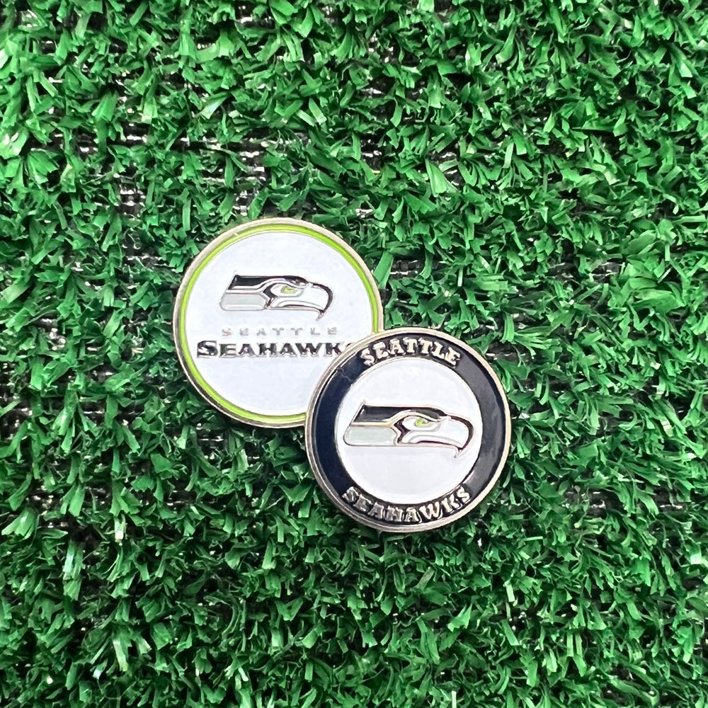 Seattle Seahawks Double Sided Ball Marker Only