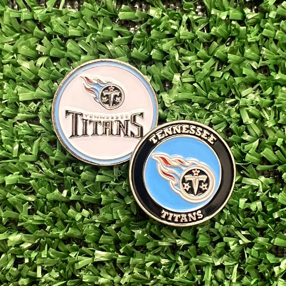 Tennessee Titans Double Sided Ball Marker Only
