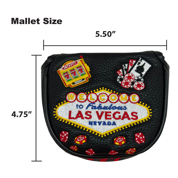 Giggle Golf Las Vegas Mallet Putter Cover Size