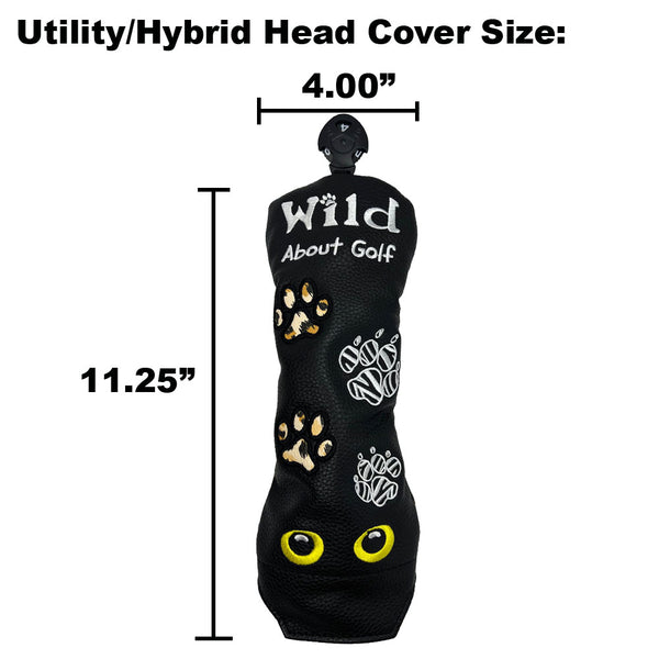 Giggle Golf Wild About Golf Hybrid / Utility Head Cover Size