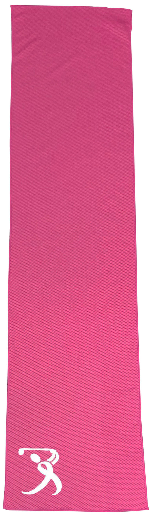 pink ribbon golfer cooling towel Size: 48