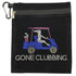 gone clubbing (golf cart) clip on bling golf accessory bag