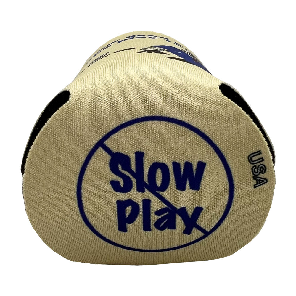 Pops The Slow Play Cop Khaki Golf Can Cooler