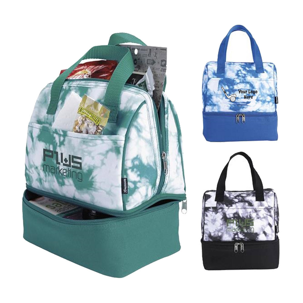 Customizable Koozie Tie Dye Lunch Cooler Bag, Great Tee Prize For Peace Love and Golf Tournaments