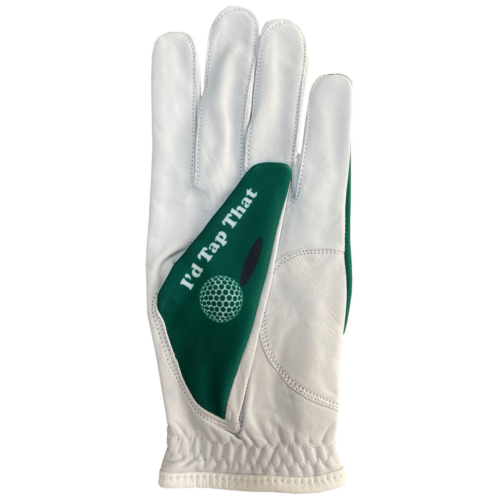 i'd tap that green men's golf glove