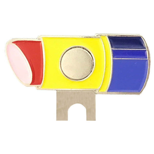 giggle golf magnetic lipstick tube shaped hat clip