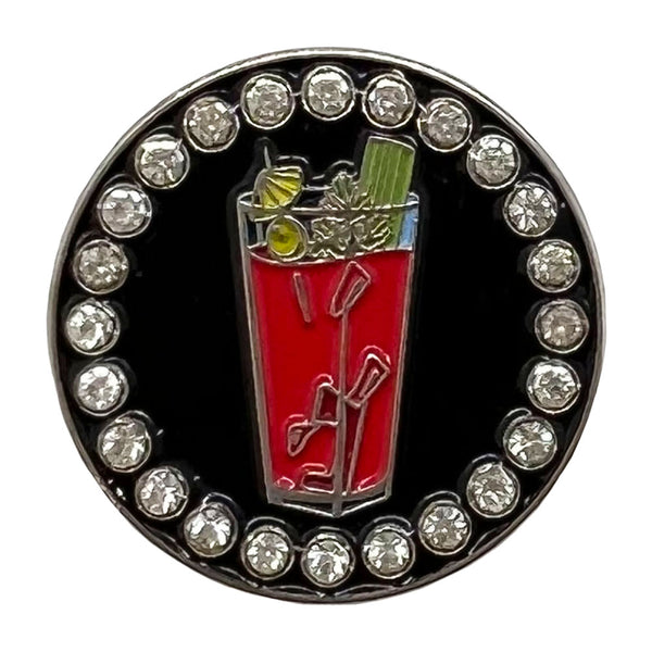 Giggle Golf Bling Bloody Mary Golf Ball Marker Only (no hat clip)
