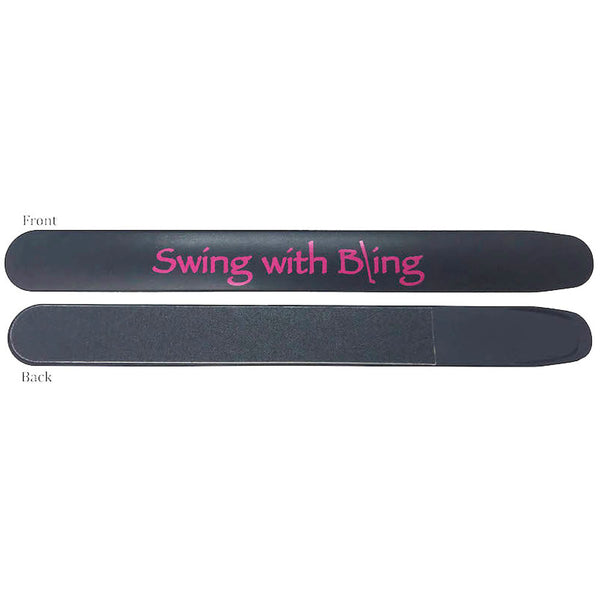 swing with bling golf nail file