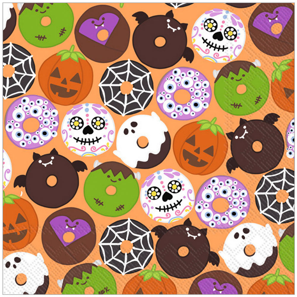 Donut Be Frightened cocktail napkins – sweet and spooky napkins for your golf-themed Halloween party or gathering. Shop now!