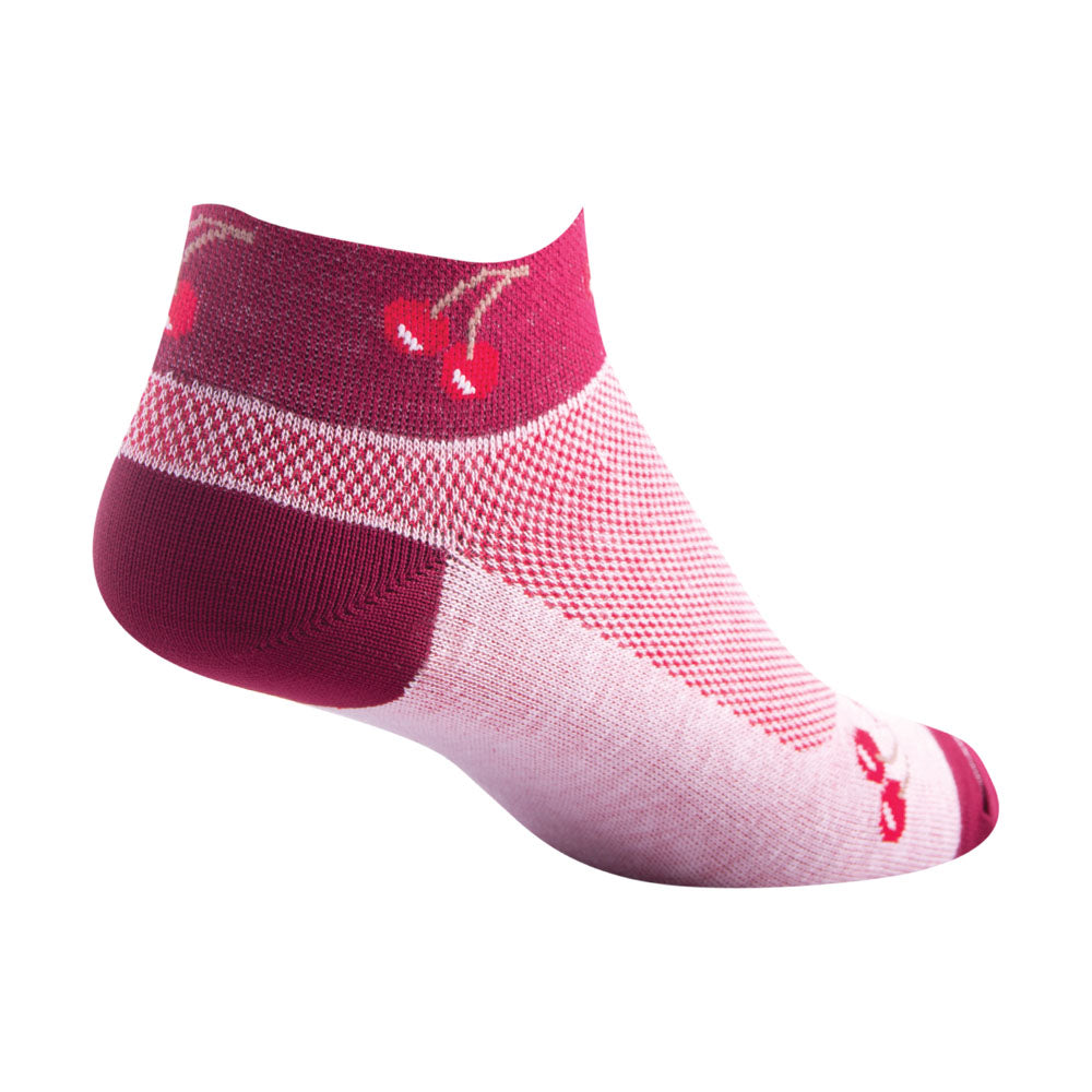 cherries women's golf sock