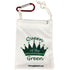 green crown queen of the green clip on golf tee bag