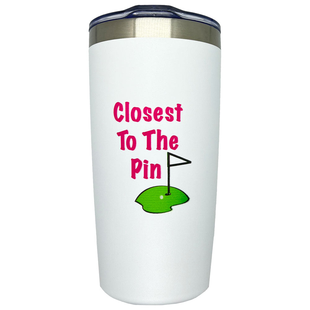 Closest To The Pin 20 oz Stainless Steel Tumbler Proximity Prize ...