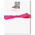 Cowgirl Notepad, 50 sheets of white (not lined) paper