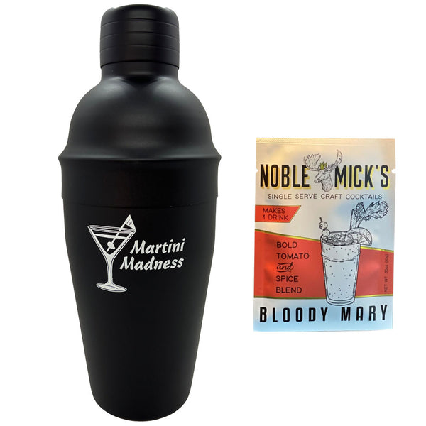 Giggle Golf Martini Madness Cocktail Shaker & Craft Cocktail Packet - Bloody Mary