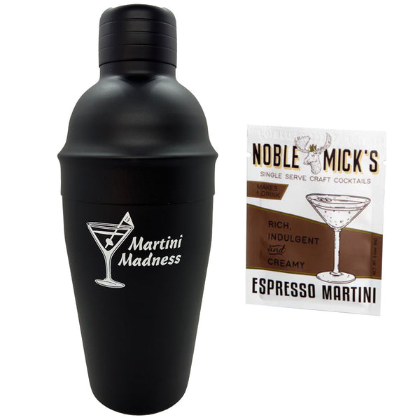 Giggle Golf Martini Madness Cocktail Shaker & Craft Cocktail Packet - Expresso Martini