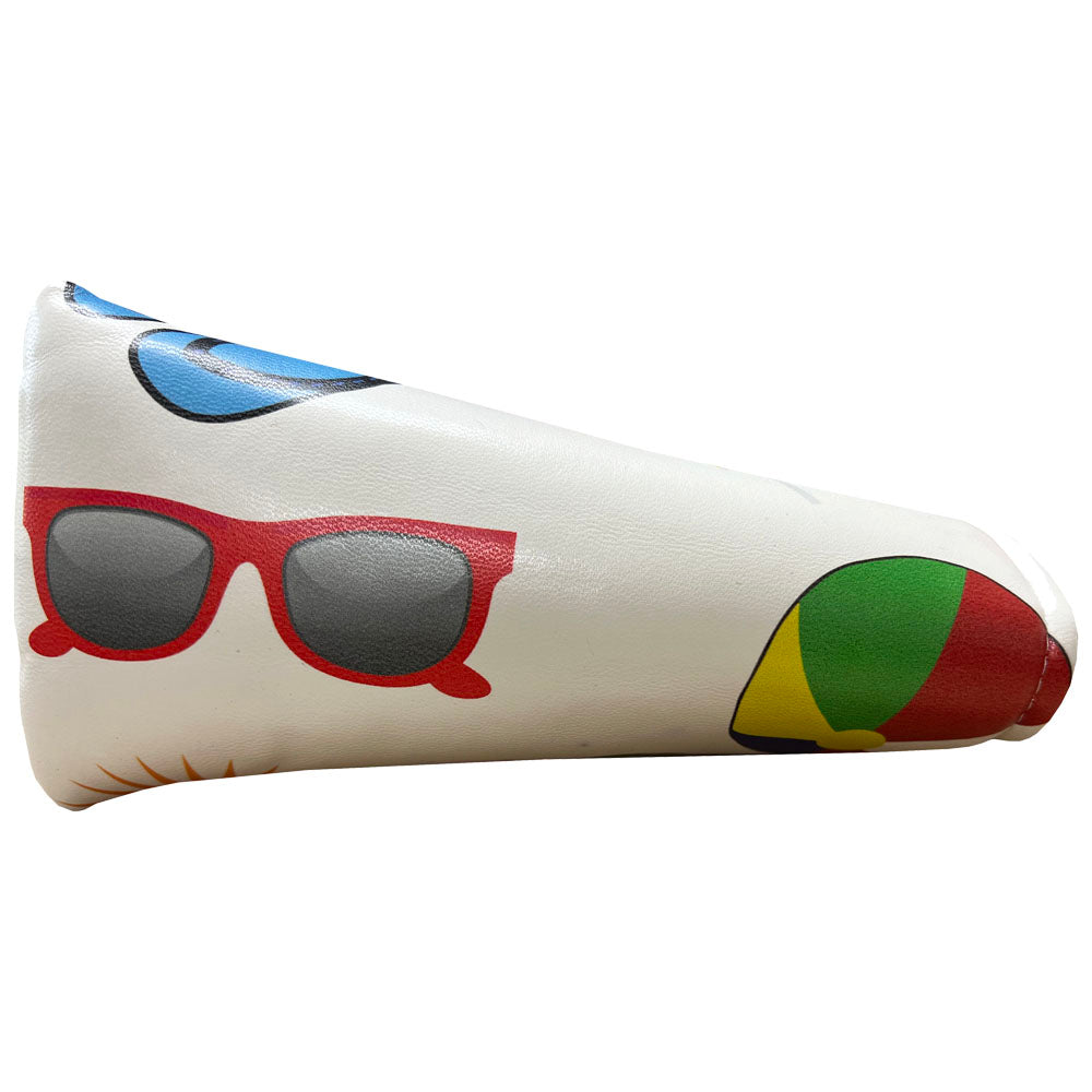 Life's A Beach Blade Putter Cover (Printed, Velcro Closure)