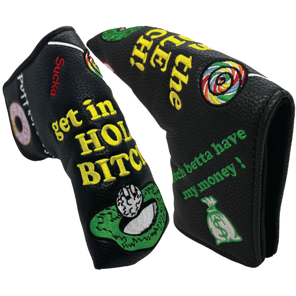 Giggle Golf Get In The Hole Magnetic Blade Putter Cover