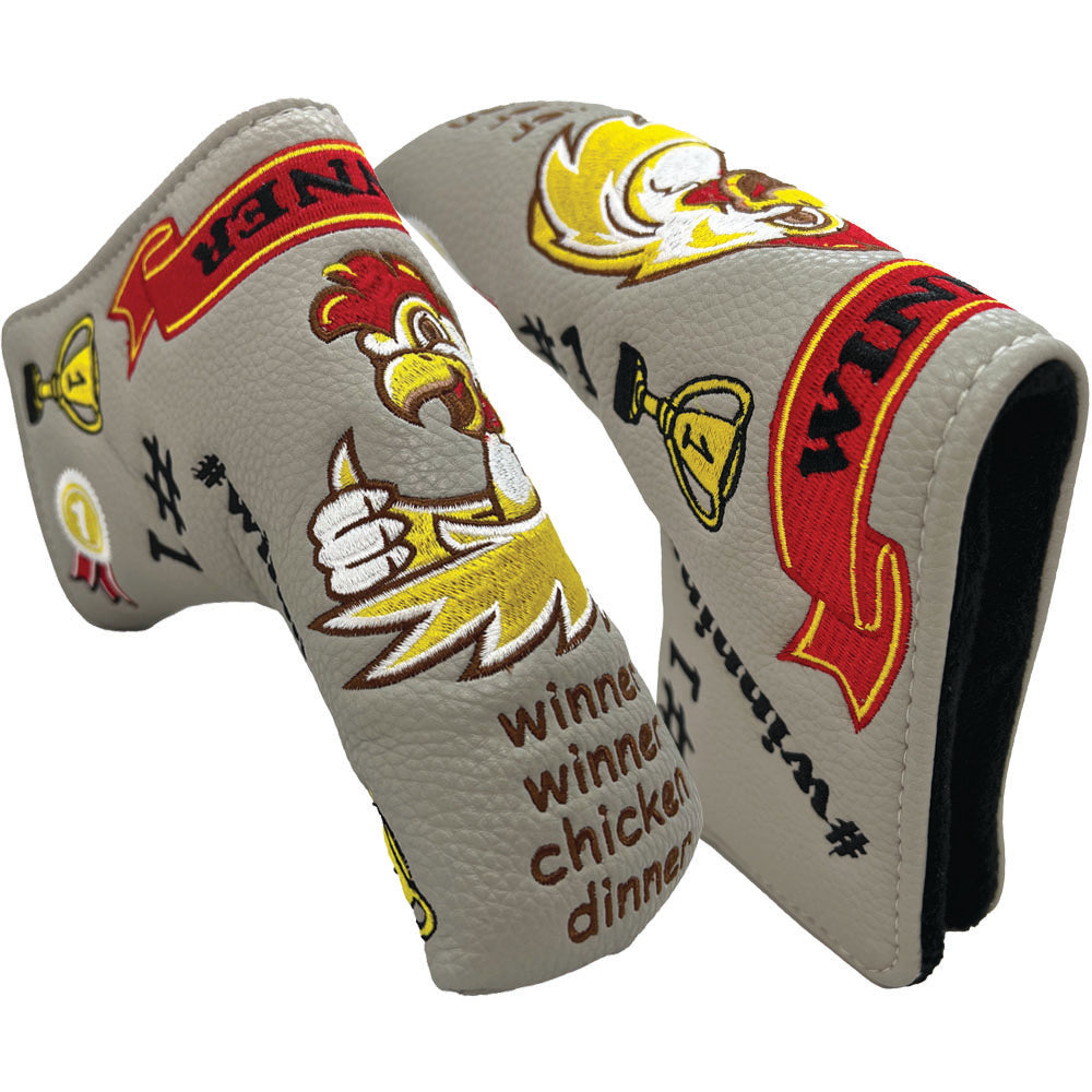 Giggle Golf Winner Winner Chicken Dinner Magnetic Blade Putter Cover