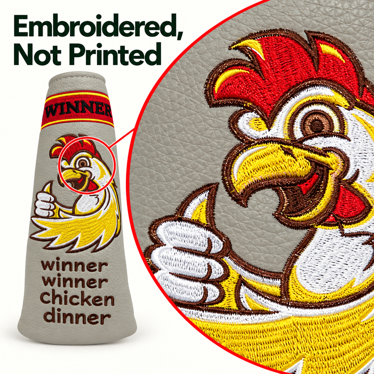 Winner Winner Chicken Dinner Blade Putter Cover