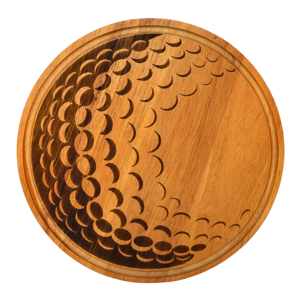 Golf Ball Wood Charcuterie Board