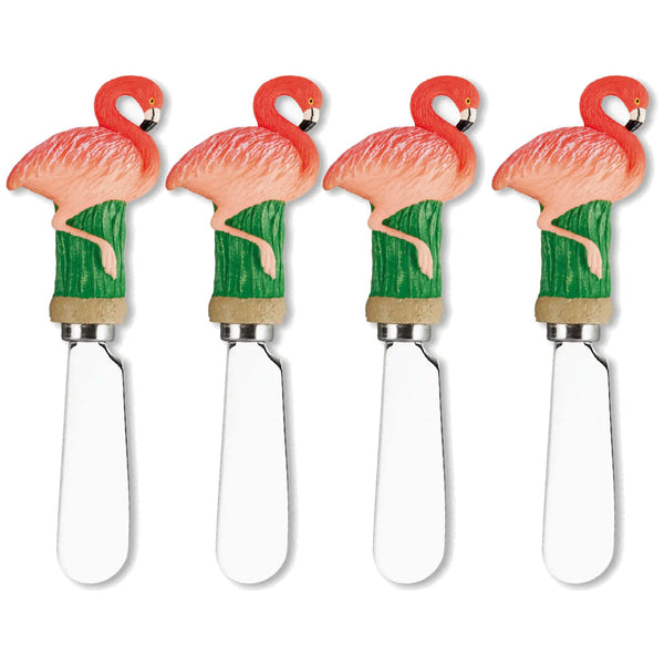 Flamingos Cheese Spreader Set