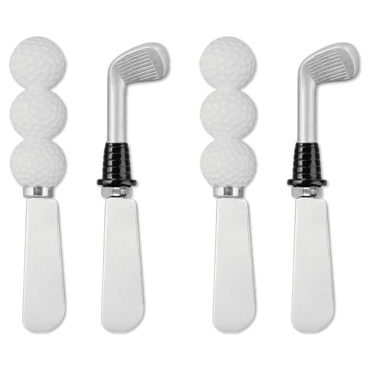 Golf Ball & Golf Club Cheese Spreader Set