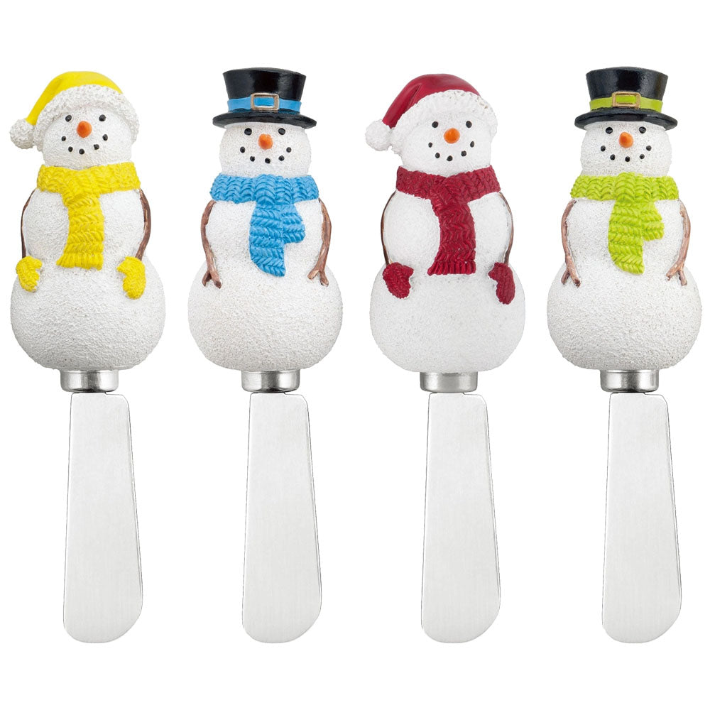 Snowmen Cheese Spreader Set