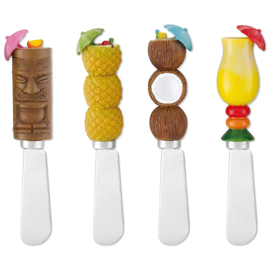 Tiki Bar Cheese Spreader Set