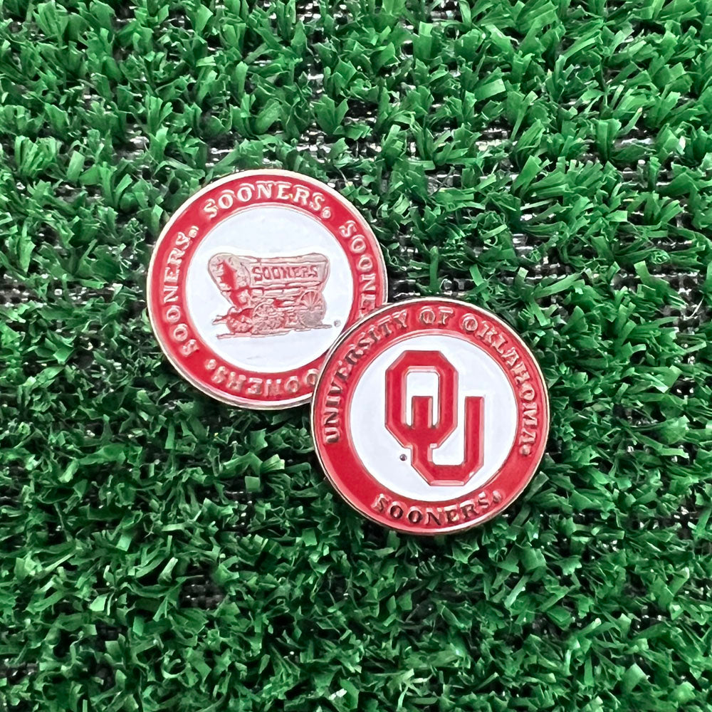 University Of Oklahoma Double Sided Ball Marker Only