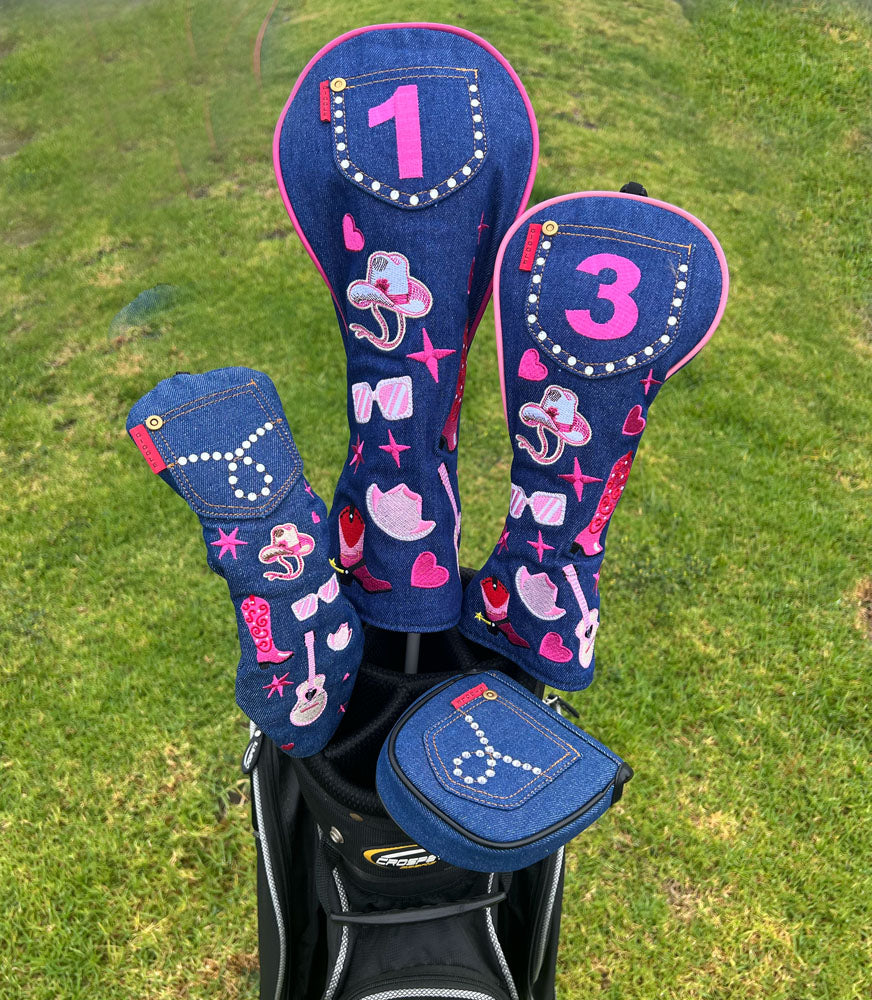 Western Cowgirl Mallet Putter Cover