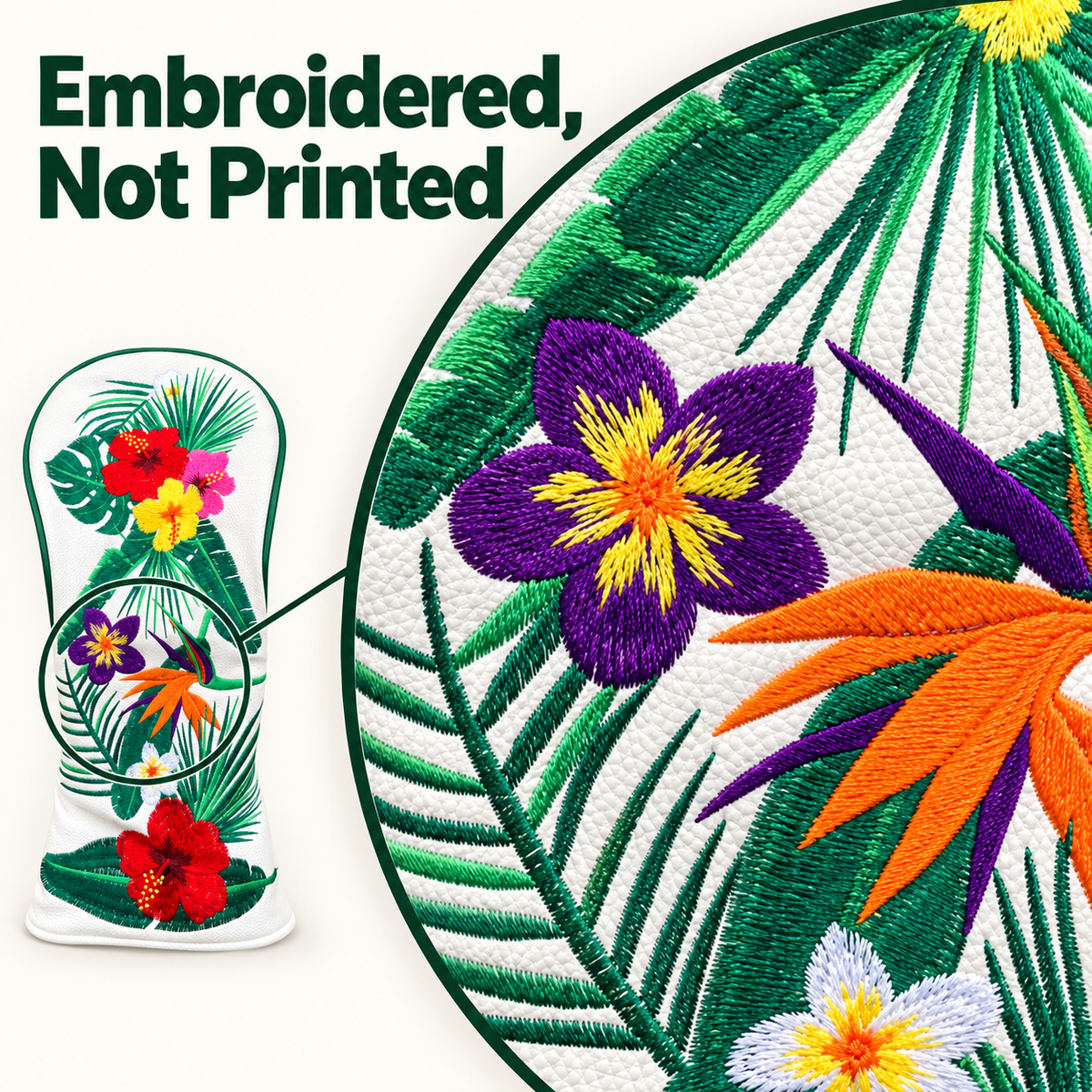 Tropical Floral Women’s Driver Head Cover
