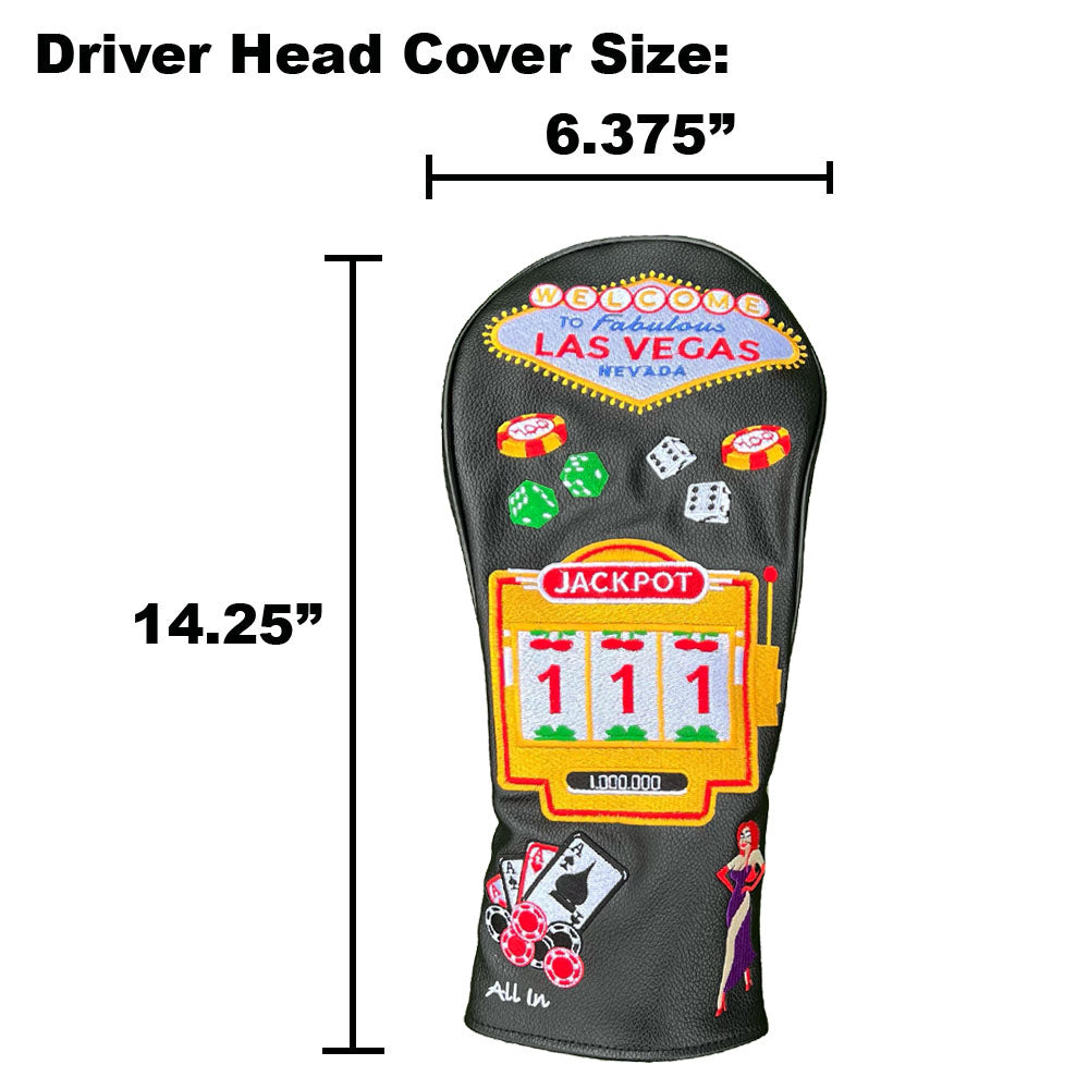 Las Vegas 3-Piece Golf Head Cover Set