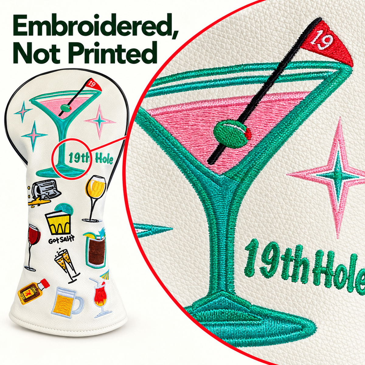 19th Hole Driver Head Cover