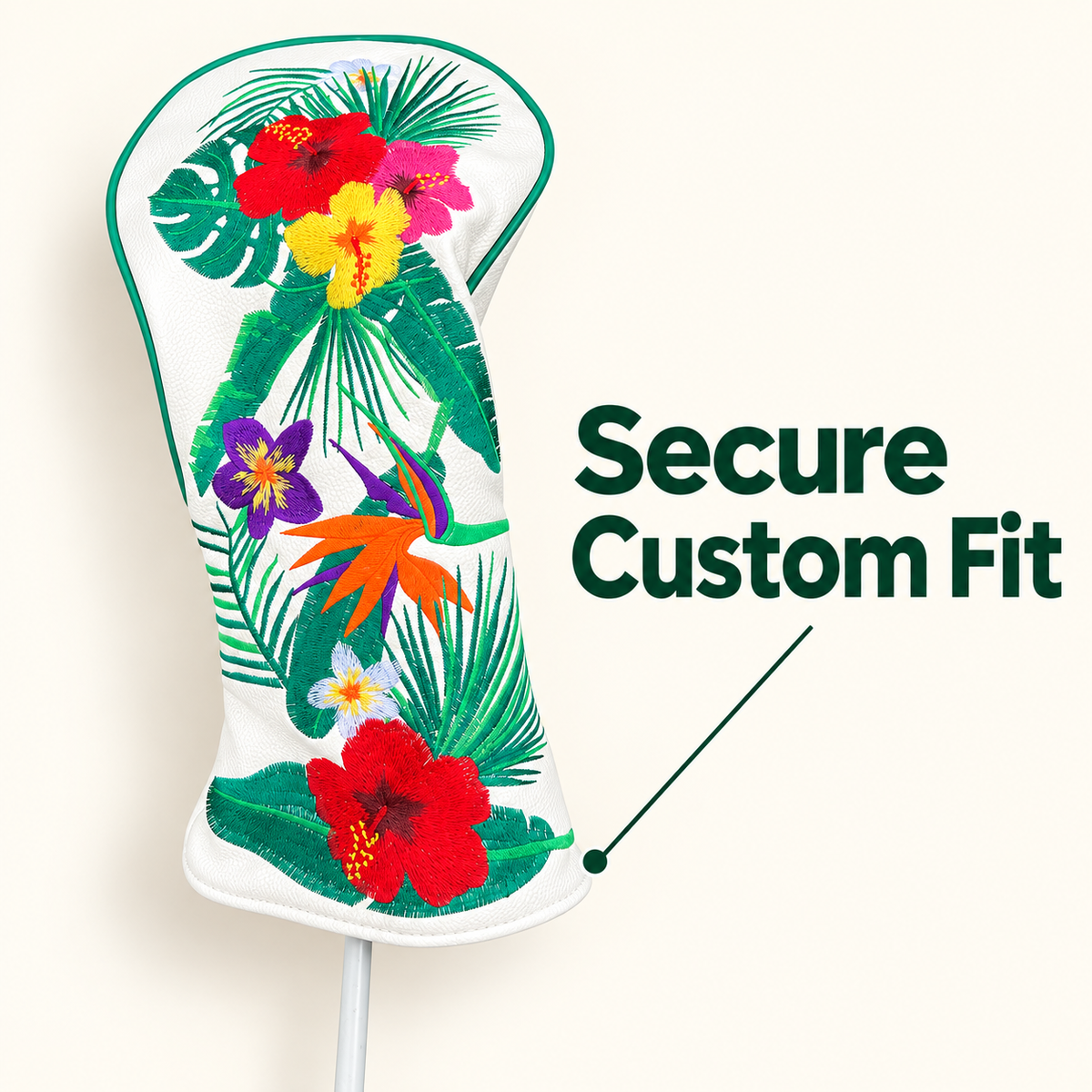 Tropical Floral Women’s Driver Head Cover
