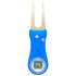 Giggle Golf Bling Reindeer Ball Marker On A Plastic, Blue, Divot Repair Tool
