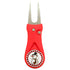 Giggle Golf Bling Snowman Ball Marker On A Plastic, Red, Divot Repair Tool