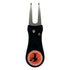 Giggle Golf Bling Witch Ball Marker On A Plastic, Black, Divot Repair Tool