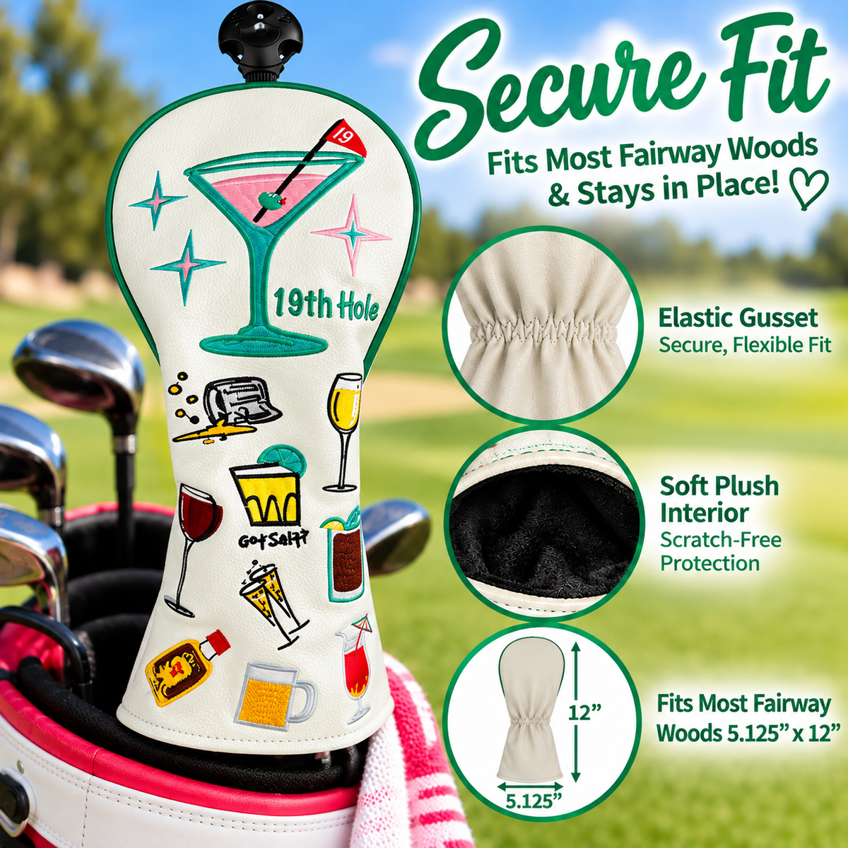 19th Hole Fairway Wood Cover