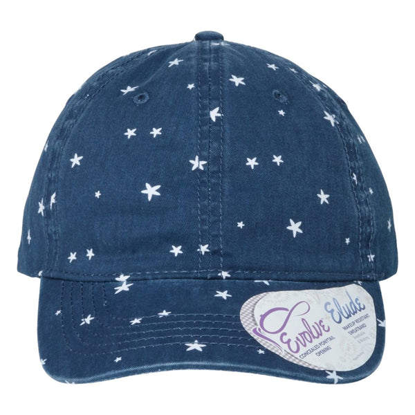 Giggle Golf Infinity Her Navy & Stars Ponytail Hat