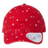 Giggle Golf Infinity Her Red & Stars Ponytail Hat