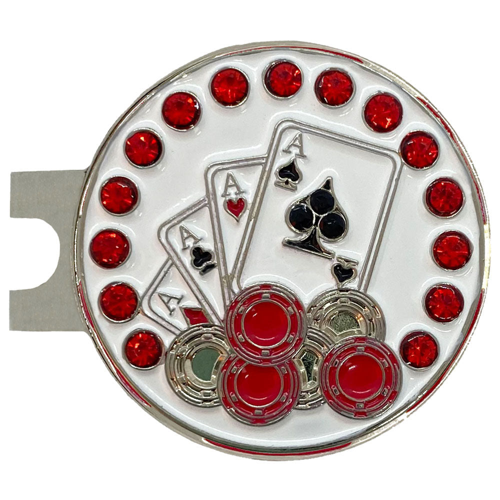 Bling 4 Aces Golf Ball Marker