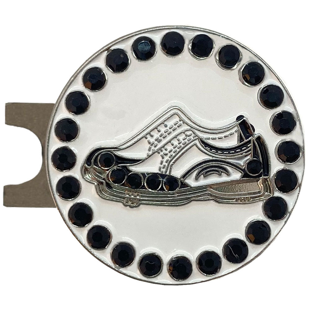 Bling Golf Shoes (Black) Golf Ball Marker