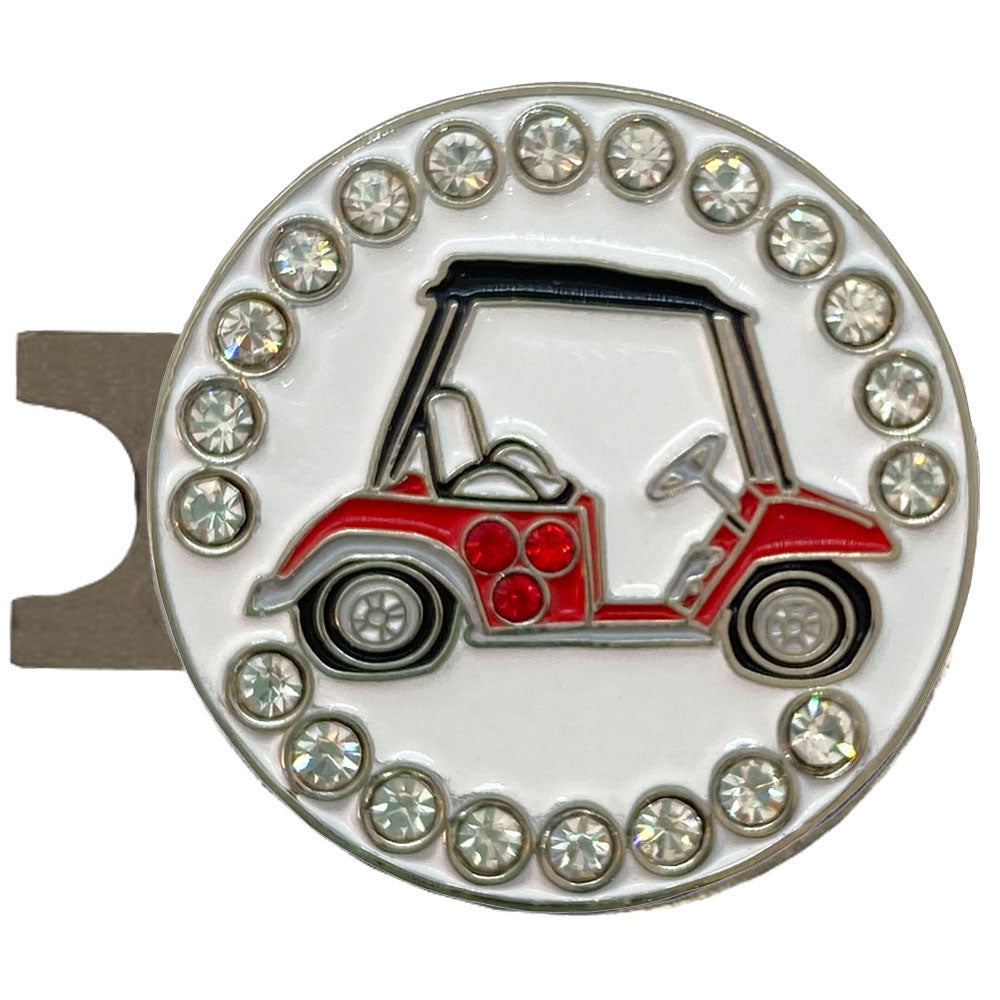 Bling Golf Cart Golf Ball Marker