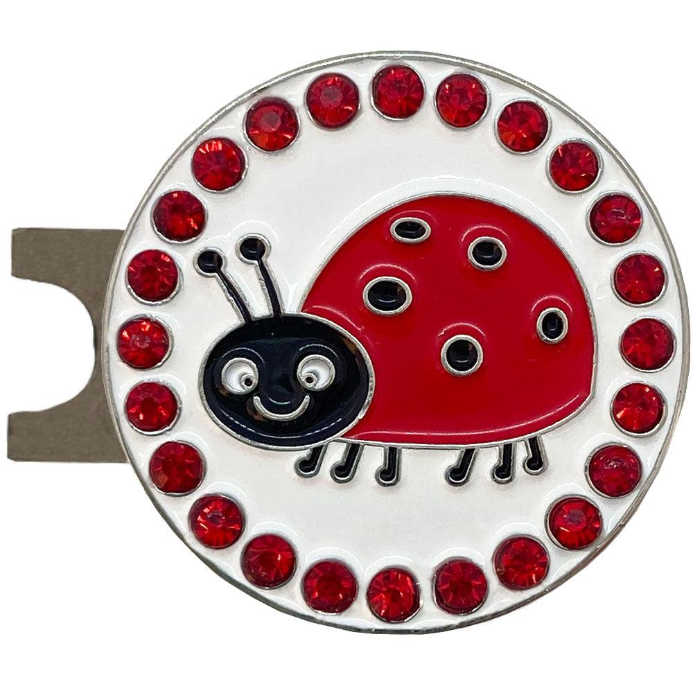 Bling Ladybug Golf Ball Marker