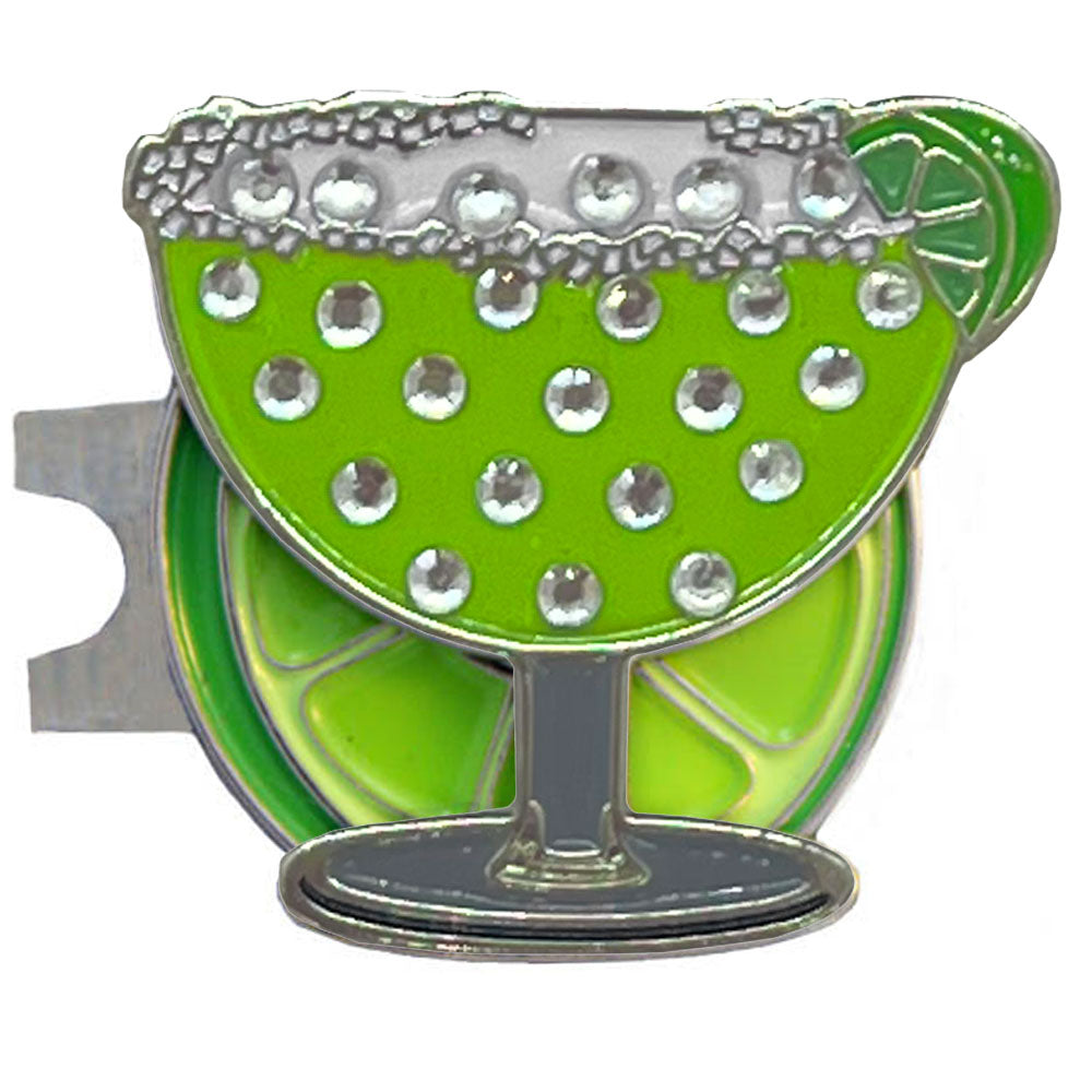 Bling Margarita Golf Ball Marker
